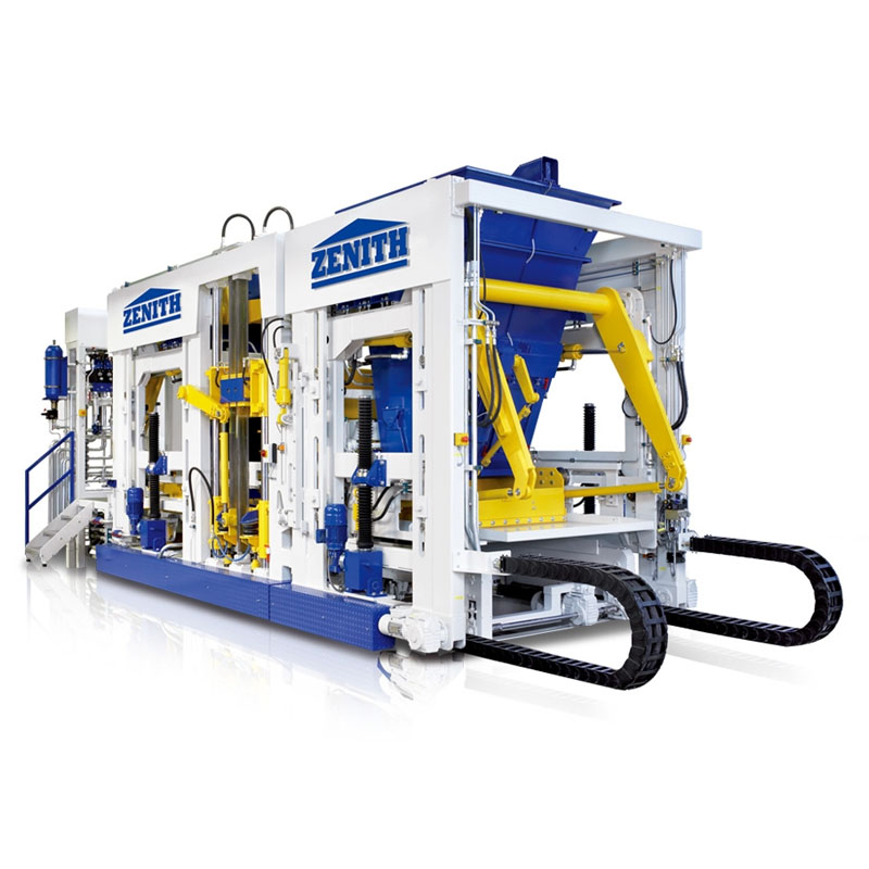 Que suporte e serviço vem com uma máquina de blocos Zenith da Alemanha