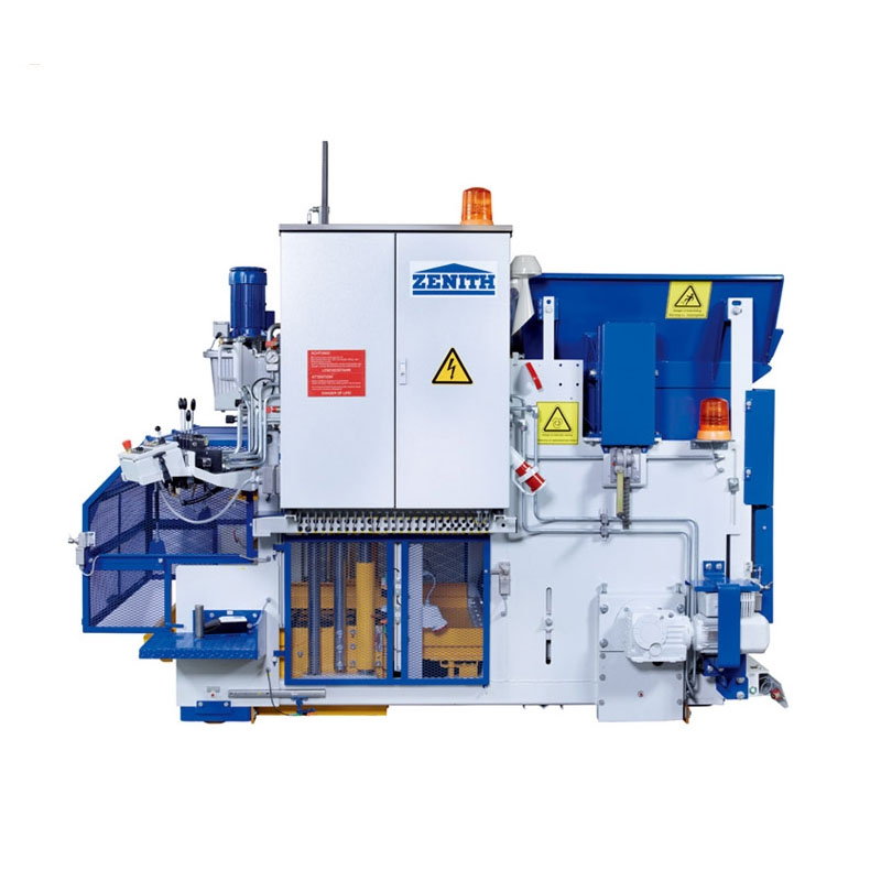 Como a troca automática de moldes melhora a eficiência da produção de blocos de concreto?