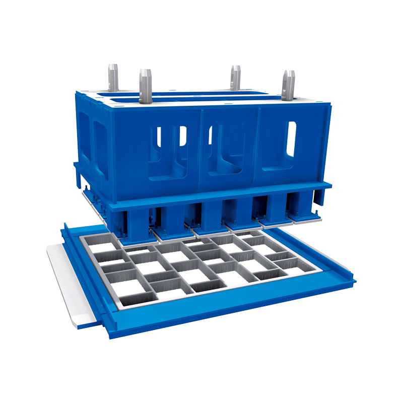 Como os moldes modulares de blocos de concreto aumentam a flexibilidade na construção?